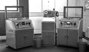 Two BTR-2s and linking console